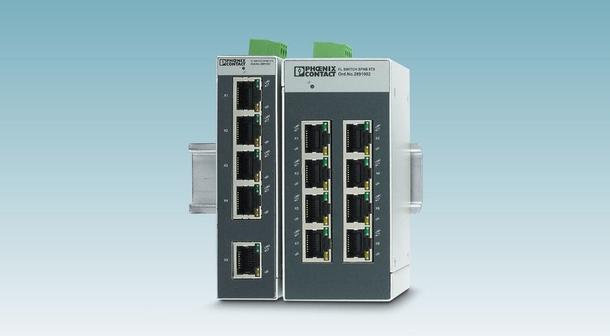 New Unmanaged Switches for Profinet and EtherNet/IP | Industry-Asia