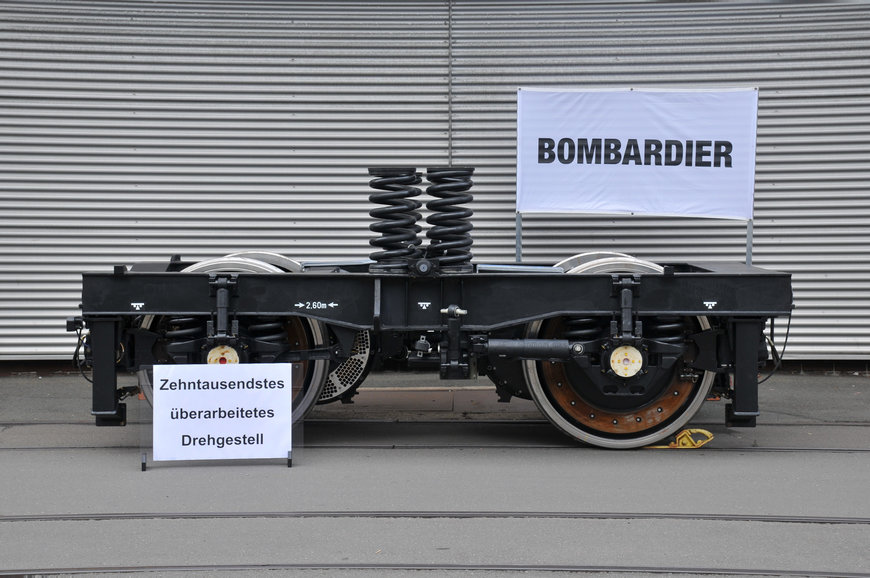 Bombardier delivers the 10,000th overhauled bogie | Railway USA