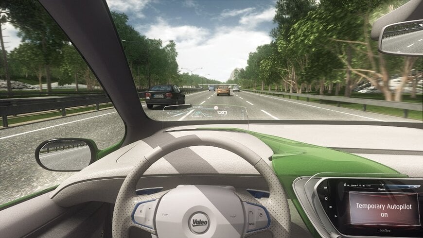 Valeo and HERE Technologies present Valeo Smart Safety 360 with Navigation on Pilot at Paris Motor Show 2024