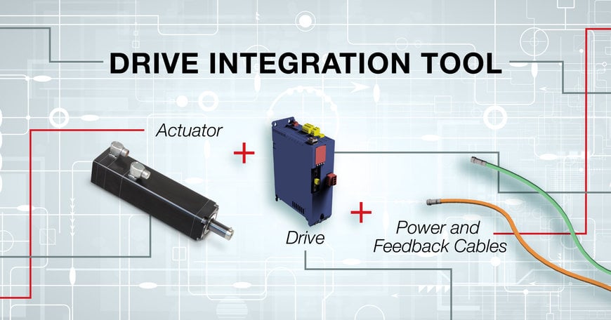 Tolomatic Introduces Drive Integration Tool To Streamline Servo Linear Actuator Commissioning 