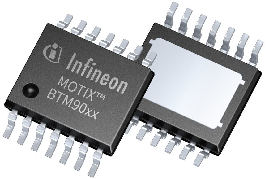 New MOTIX family of full-bridge ICs for smart brushed DC motor applications enables comfort and convenience in vehicles