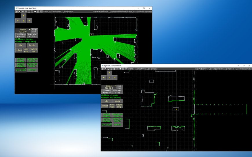 SIGMATEK SLAM Navigation in Real Time - New Features