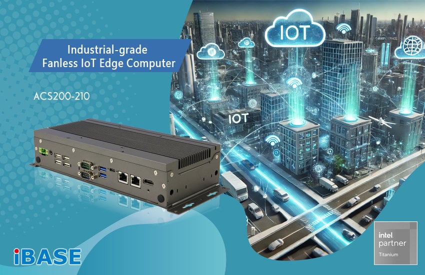 Industrial-grade Fanless IoT Edge Computer with USB Type-C PD 60W Support