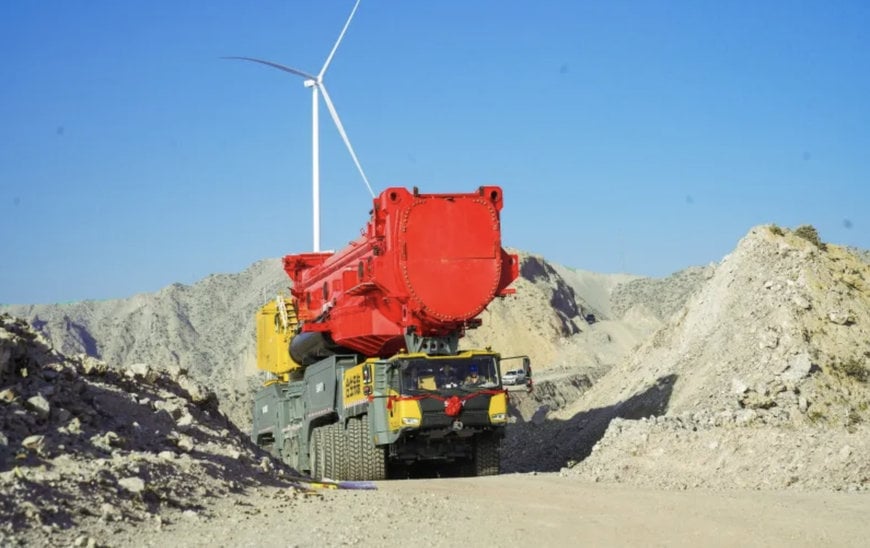 SANY SAC40000T Achieves a Milestone First Lift in Gansu Wind Power Project