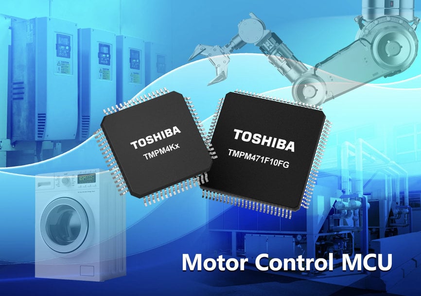 Toshiba ajoute des microcontrôleurs de commande moteur aux groupes M4K et M470