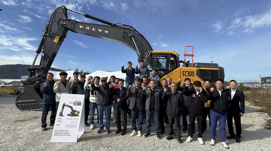 Volvo CE Unveils Advanced EC300 Excavator for the Korean Market