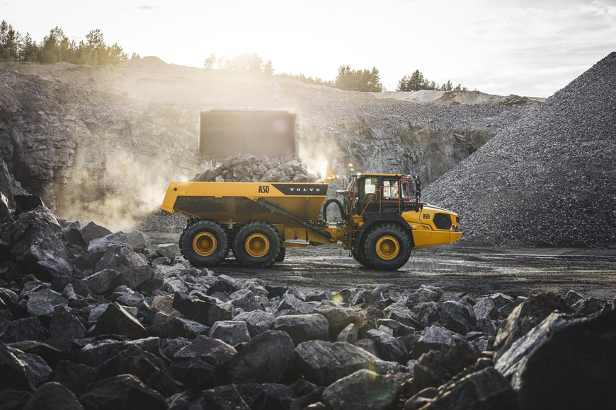 Introducing the all-new Volvo A50 articulated hauler