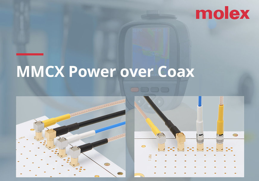 Molex presenta la nuova soluzione MMCX Power over Coax con innovativo meccanismo di accoppiamento completamente bloccato