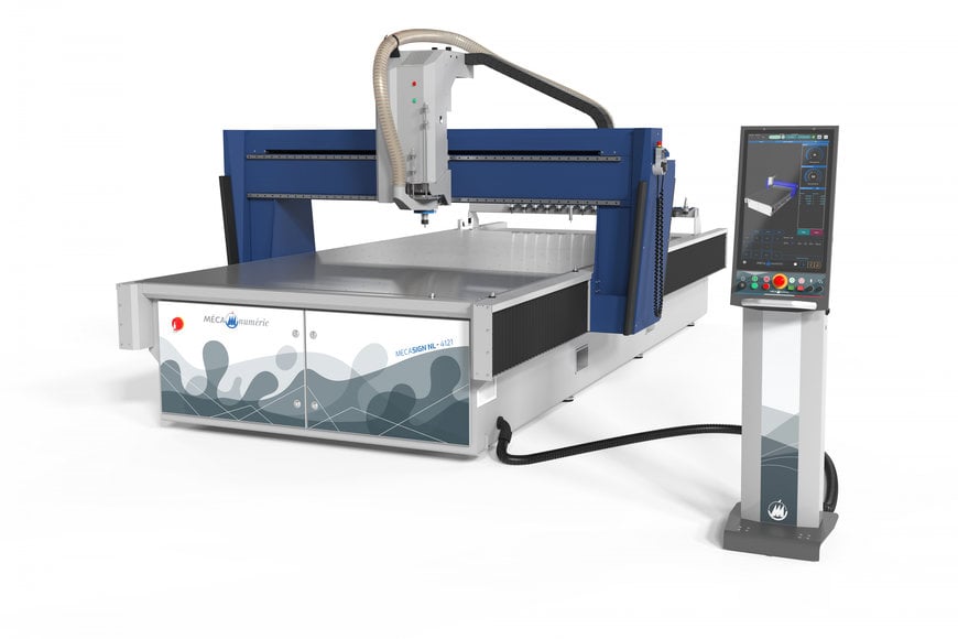 Nouvelle fraiseuse MECASIGN NL de Mécanuméric : vers une transformation numérique du monde de la communication visuelle 