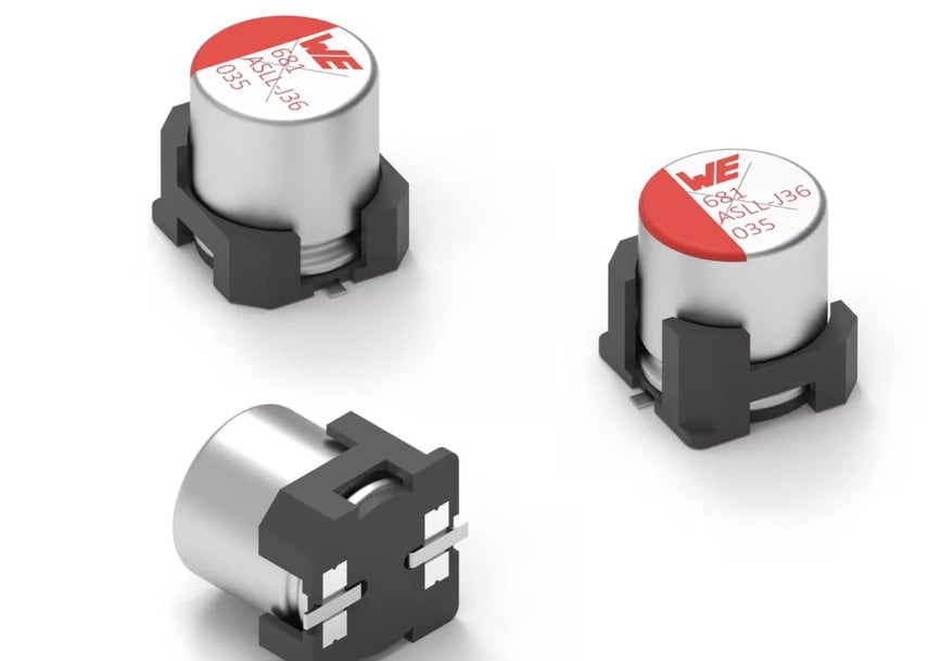 Vibration-resistant capacitors from Würth Elektronik