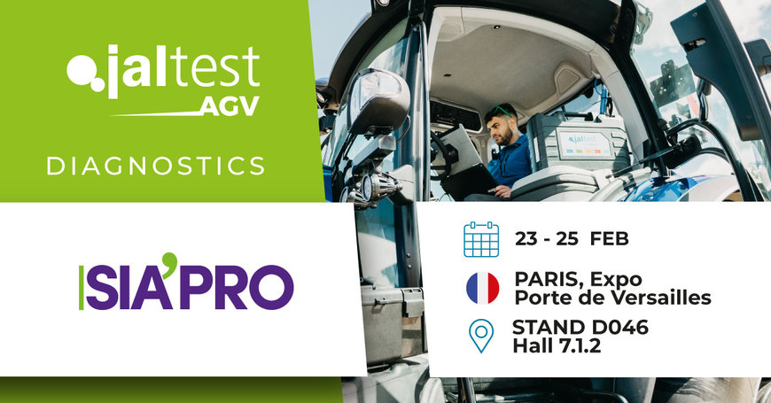 Cojali will present at The SIA PRO 2025 its solutions Jaltest AGV and Jaltest ISOBUS