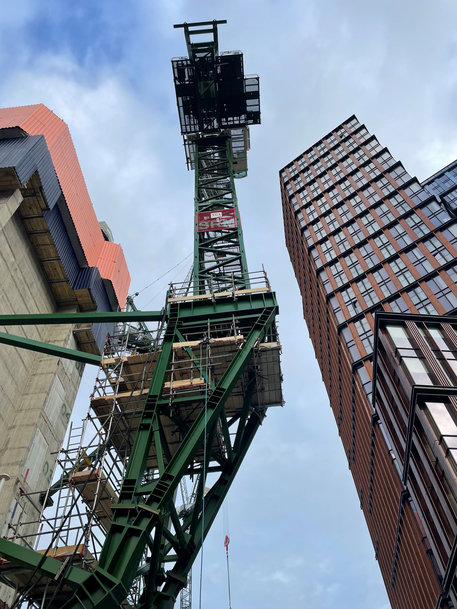 Three Potain cranes chosen for iconic new London skyscraper