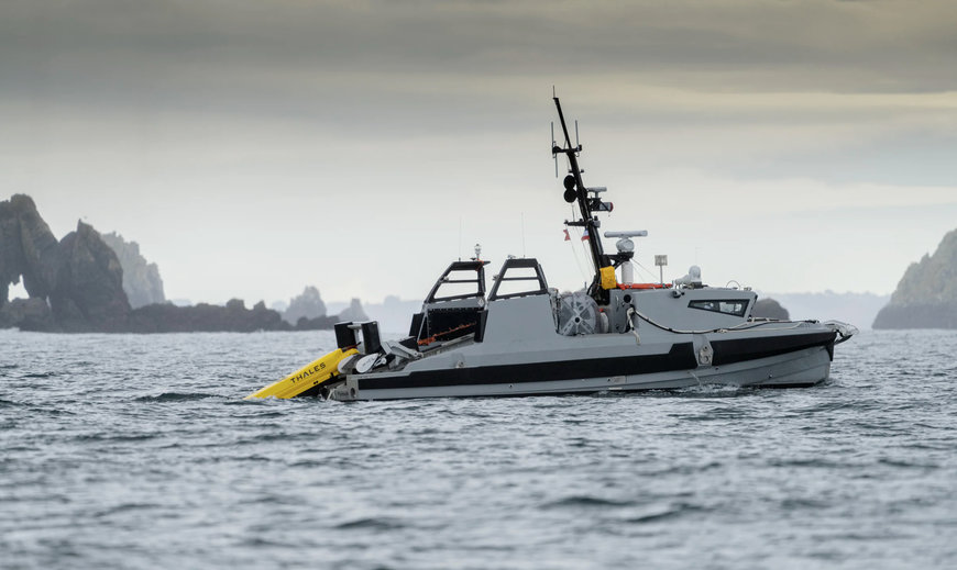 Thales delivers first autonomous drone system for mine countermeasures to the French Navy