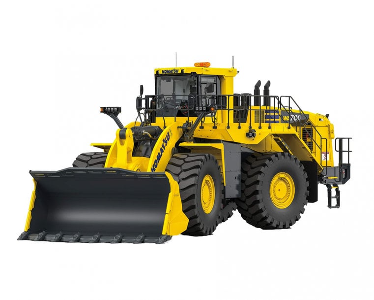 Komatsu Europe International stellt neuen Radlader WA700-8 vor 