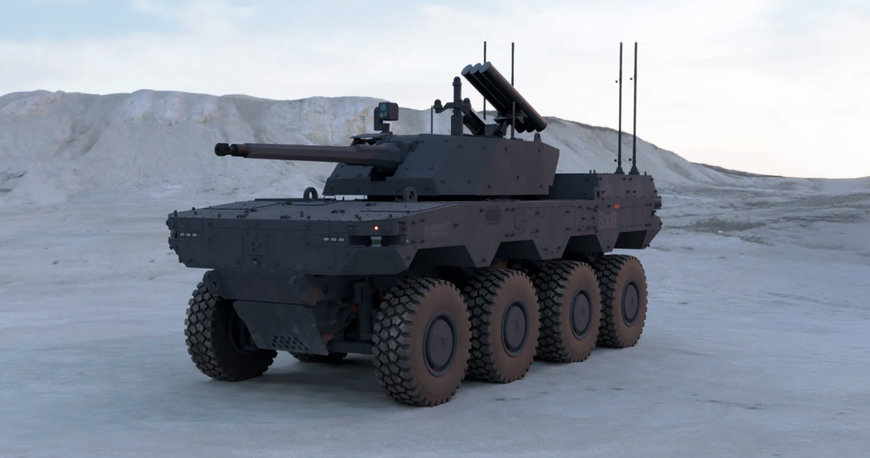 Milrem Robotics Unveils Cutting-Edge 8&times;8 Robotic Combat Vehicle at IDEX 2025
