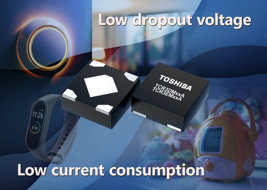 Toshiba introduces new series of 300mA LDO voltage regulators