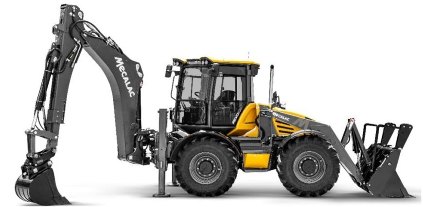 MECALAC D&Eacute;VOILE LE REVO990 : LA PREMI&Egrave;RE CHARGEUSE-PELLETEUSE &Agrave; CABINE ROTATIVE AU MONDE !