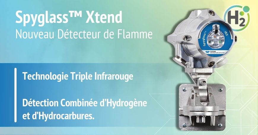 NOUVEAU  DETECTEUR DE FLAMME IDÉAL POUR LES FEUX H2 ET HC 