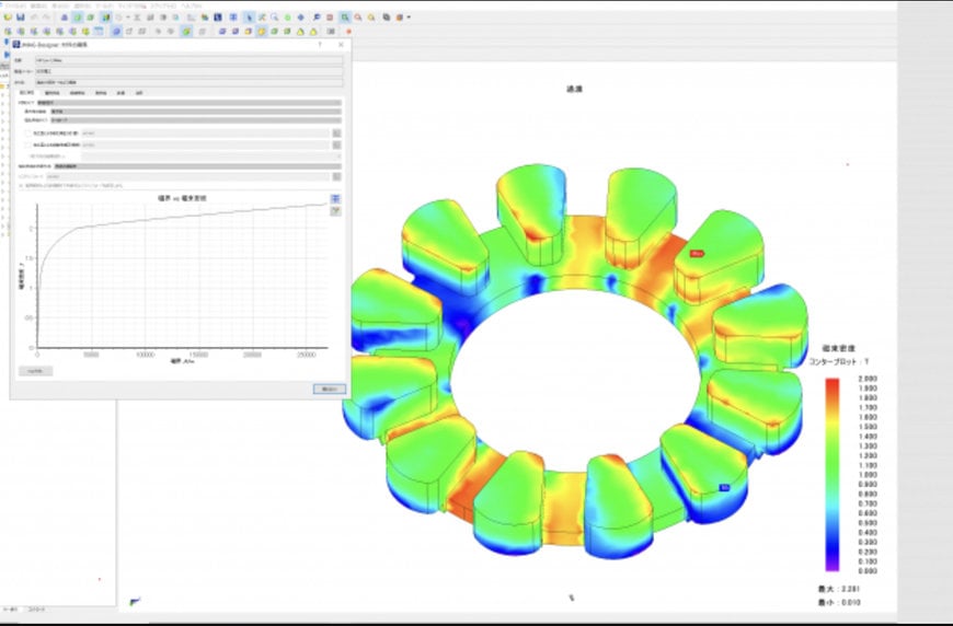 モータ用圧粉磁心の材料ラインナップを拡充 ～「JMAG」への材料データ追加により高性能モータ開発を支援