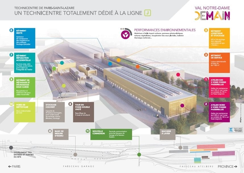 LA LIGNE J SE DOTE D'UN TECHNICENTRE DE DERNIÈRE GÉNÉRATION