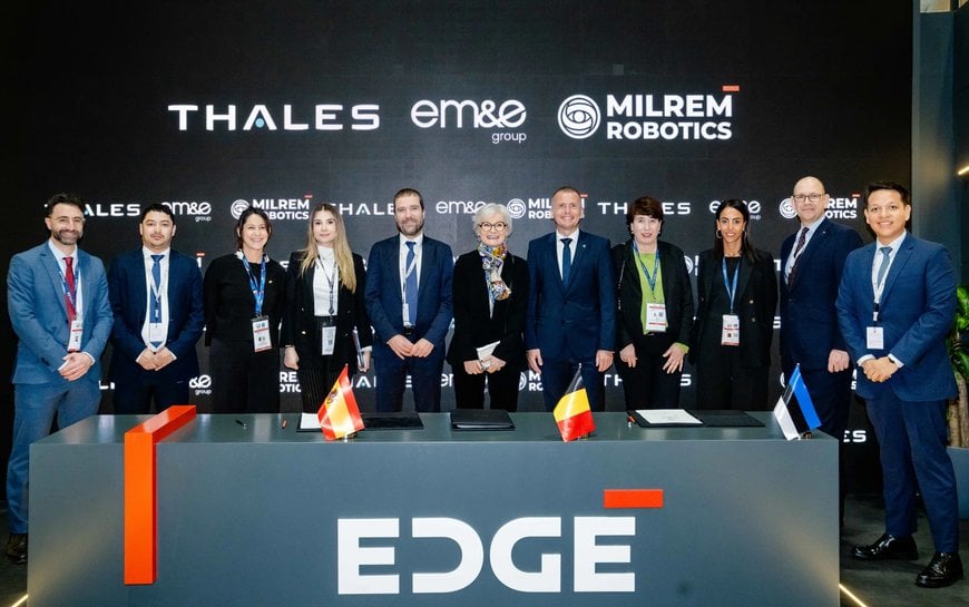 Thales, Milrem Robotics, and EM&E Group sign a MoU for strategic cooperation in the United Arab Emirates