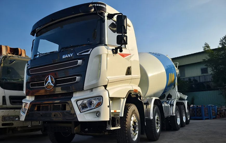 SANY China Wealth Hong Kong Machine Deliverered Global First Batch of 5-Axle Truck Mixer