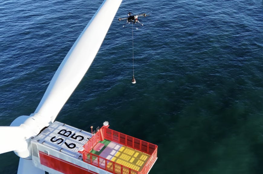 Intelligent drones increase offshore wind efficiency