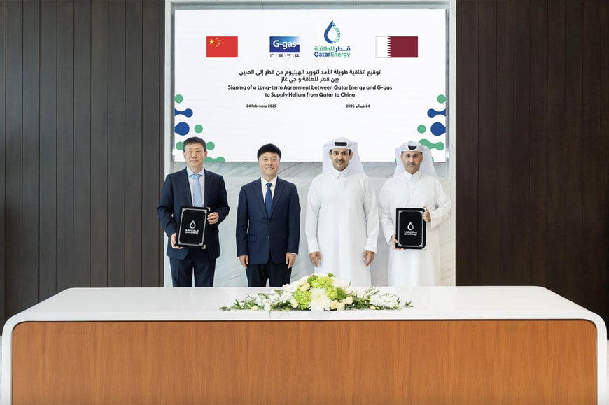 QatarEnergy signs 20-year helium agreement with China’s G-gas