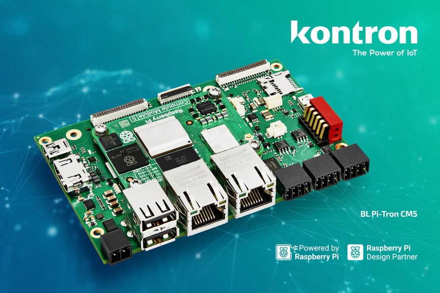 Kontron introduces the new Pi-Tron CM5 based on the Compute Module 5 from Raspberry Pi Ltd