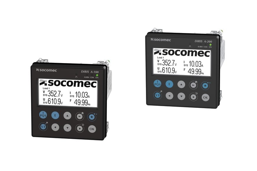 Socomec dévoile sa nouvelle gamme de centrales de mesure de la qualité de l’énergie