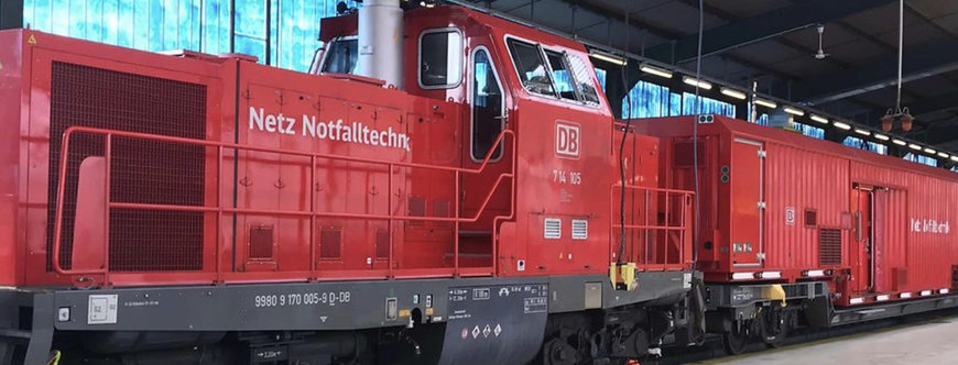 Mobile Serviceteams der DB Fahrzeuginstandhaltung im Einsatz für den Rettungszug