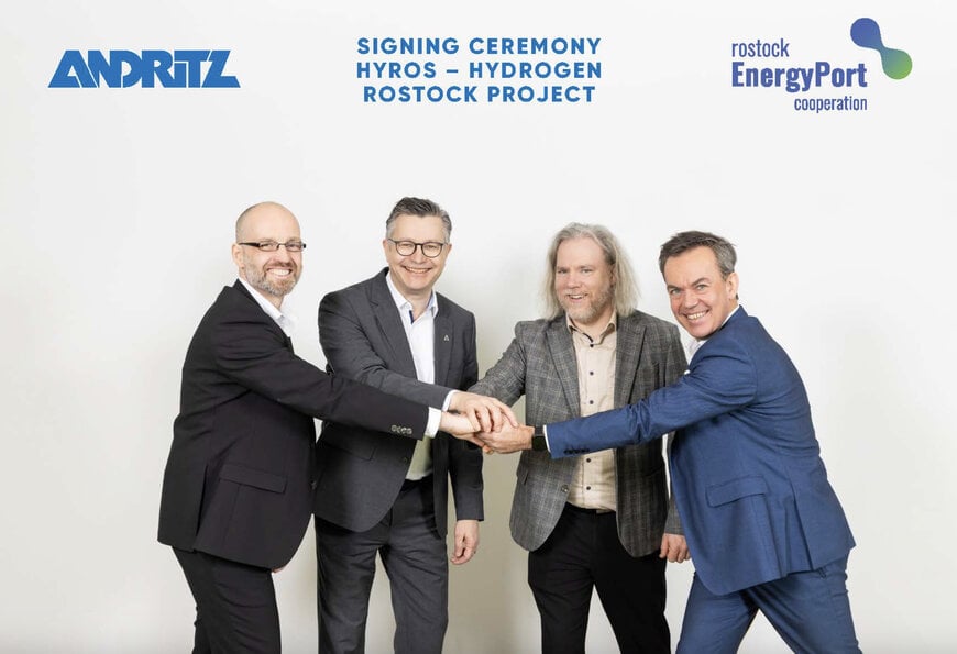 ANDRITZ entwickelt weitere 100-MW-Grüner-Wasserstoff-Anlage für Deutschland