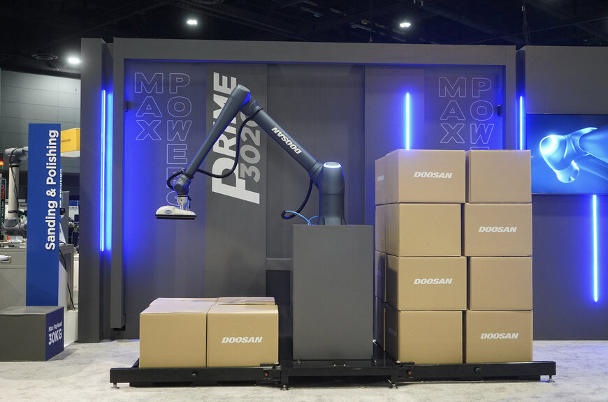 Doosan Robotics lance un cobot haute capacité pour la palettisation de nouvelle génération
