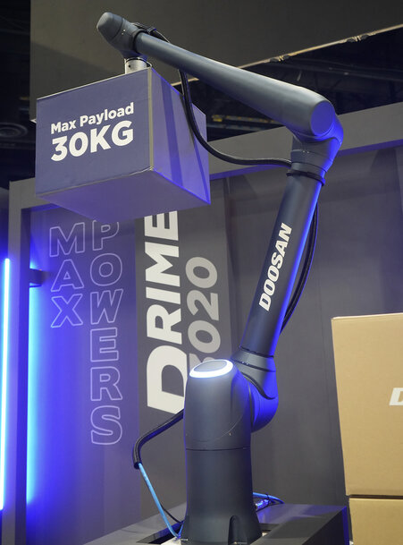 Doosan Robotics lance un cobot haute capacité pour la palettisation de nouvelle génération
