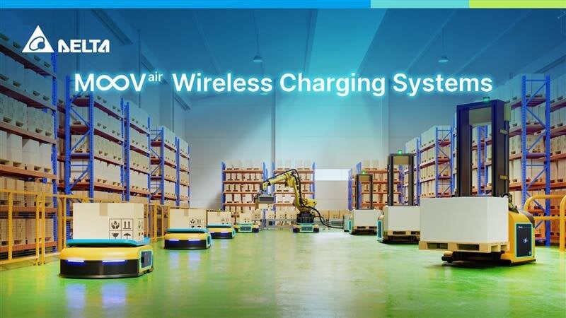 Delta’s Wireless Charging and Industrial Automation Solutions for Smart Warehouses Shine at ProMat 2025