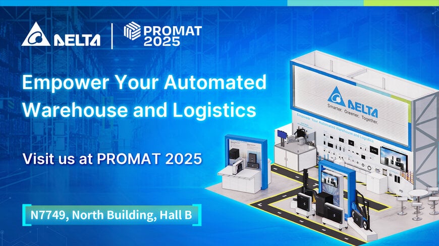 Delta’s Wireless Charging and Industrial Automation Solutions for Smart Warehouses Shine at ProMat 2025