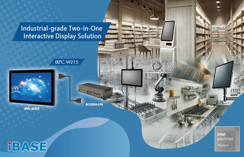 IXPC-W215 Industrial-grade Two-in-One Interactive Display Solution