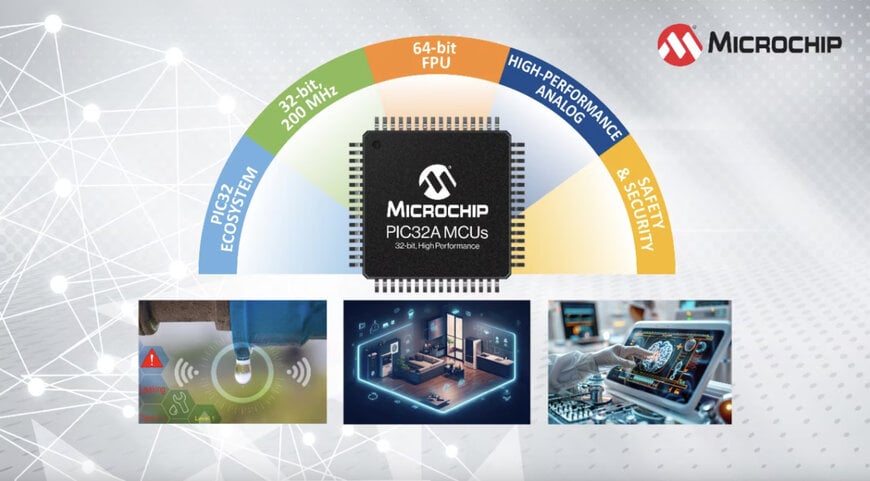 Microchip Unveils 32-bit MCU Family with Integrated High-Performance Analog