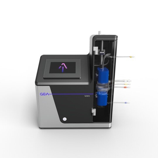 GEA presents the kytero® 10, the world's smallest single use disk stack centrifuge