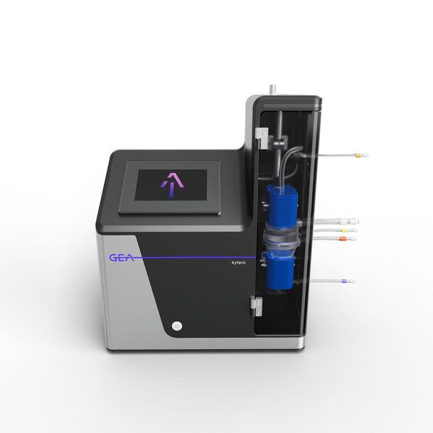 GEA präsentiert mit dem kytero® 10 die weltweit kleinste Single-Use-Tellerzentrifuge