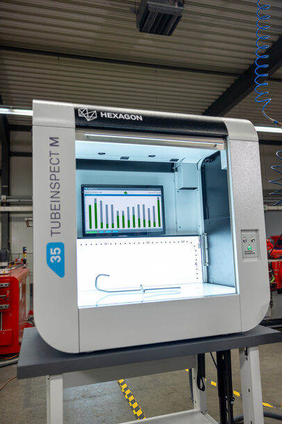 Hexagon migliora l'efficienza nella produzione di tubi e fili con la nuova cella di misurazione TubeInspect 2025
