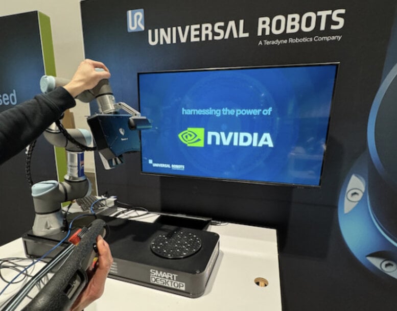 Universal Robots presenta su primera robótica colaborativa con IA en GTC 2025