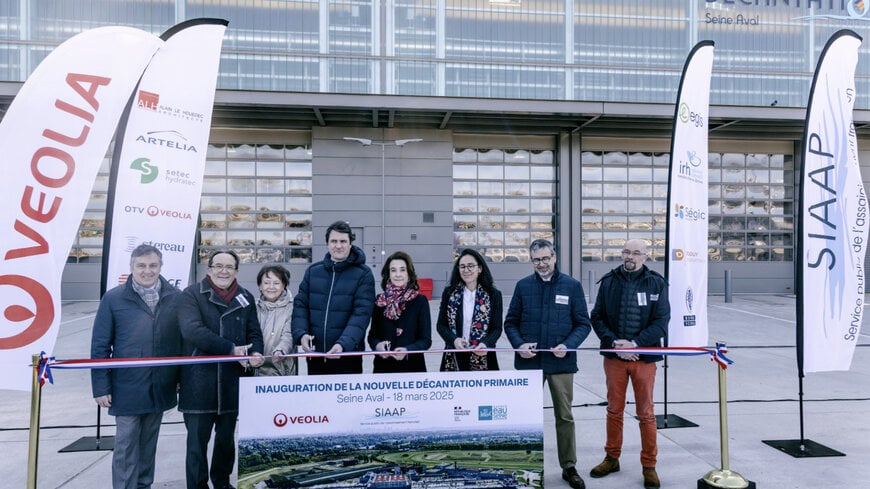 Veolia and SIAAP open new wastewater treatment unit at Seine Aval