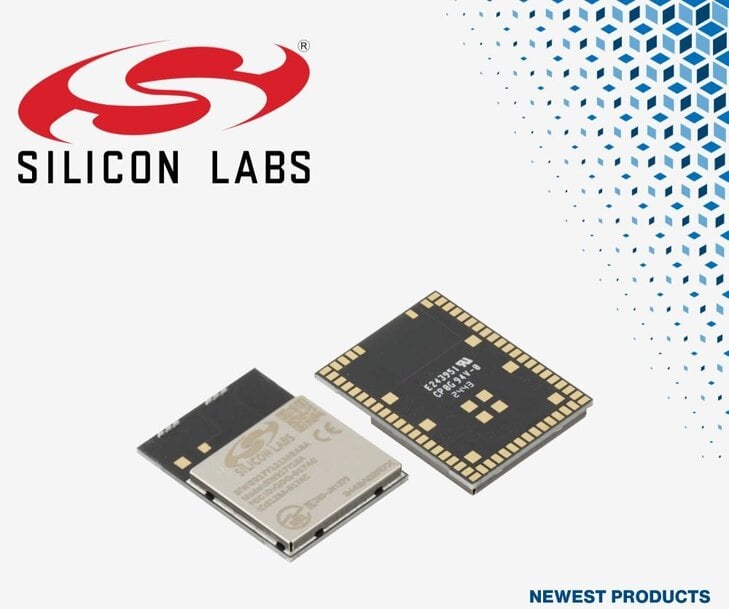 Mouser propose les nouveaux modules SiWGx917Y Wi-Fi 6 et Bluetooth LE 5.4 de Silicon Labs