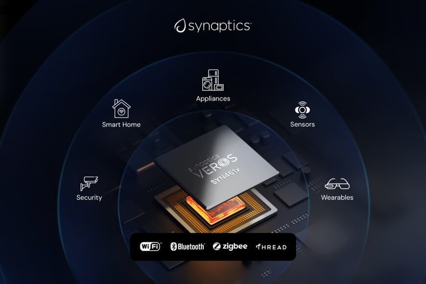 Synaptics lance un famille de SoC triple combo  Wi-Fi/Bluetooth/802.15.4 à très faible consommation pour l'IoT Edge AI embarqué