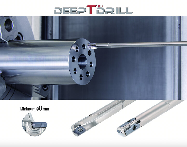 Tungaloy Expands its small-diameter &oslash;8&nbsp;size DeepTriDrill