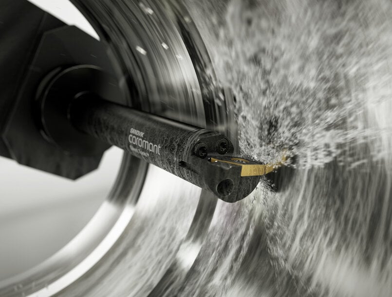 Vylepšená kontrola vibrací pomocí nových soustružnických adaptérů Sandvik Coromant Silent Tools