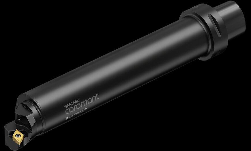 Vylepšená kontrola vibrací pomocí nových soustružnických adaptérů Sandvik Coromant Silent Tools
