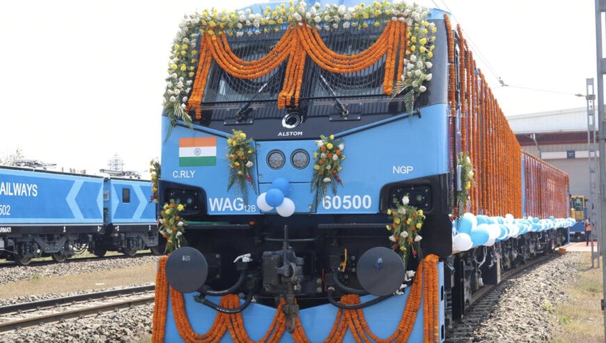 Alstom delivers the 500th electric locomotive for Indian Railways from its Madhepura site