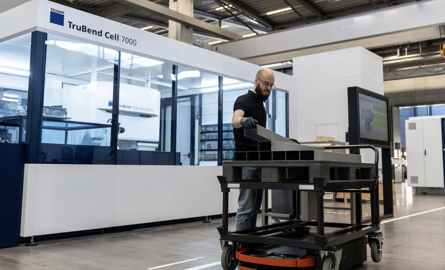 TRUMPF presents a simple solution for automated material transport